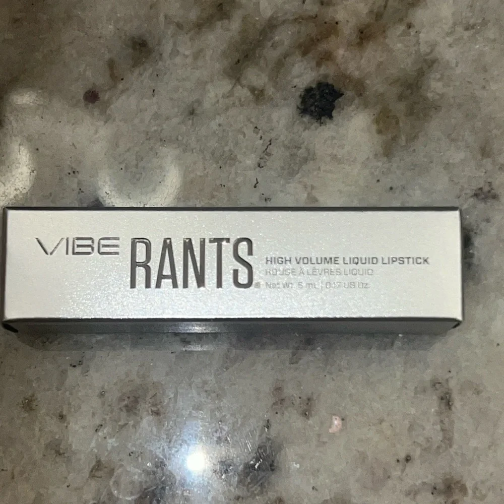 VIBE RANTS High Volume Liquid Lipstick Wrecking Ball dark red 5mL 0.17 oz NEW!